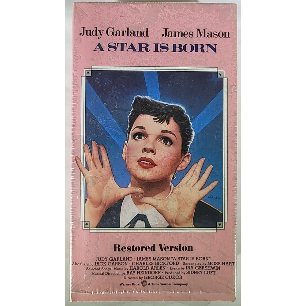 A Star Is Born VHS 1983 Warner Home Video Musical Judy Garland Restored Version